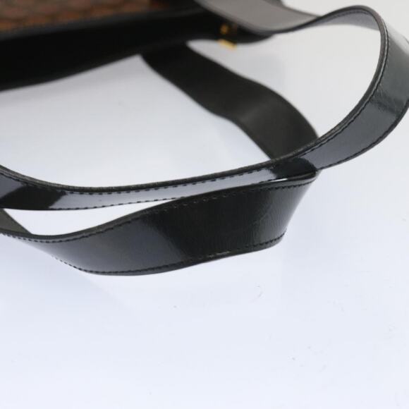 CELINE Macadam Canvas Tote Bag Brown - Picture 7 of 12